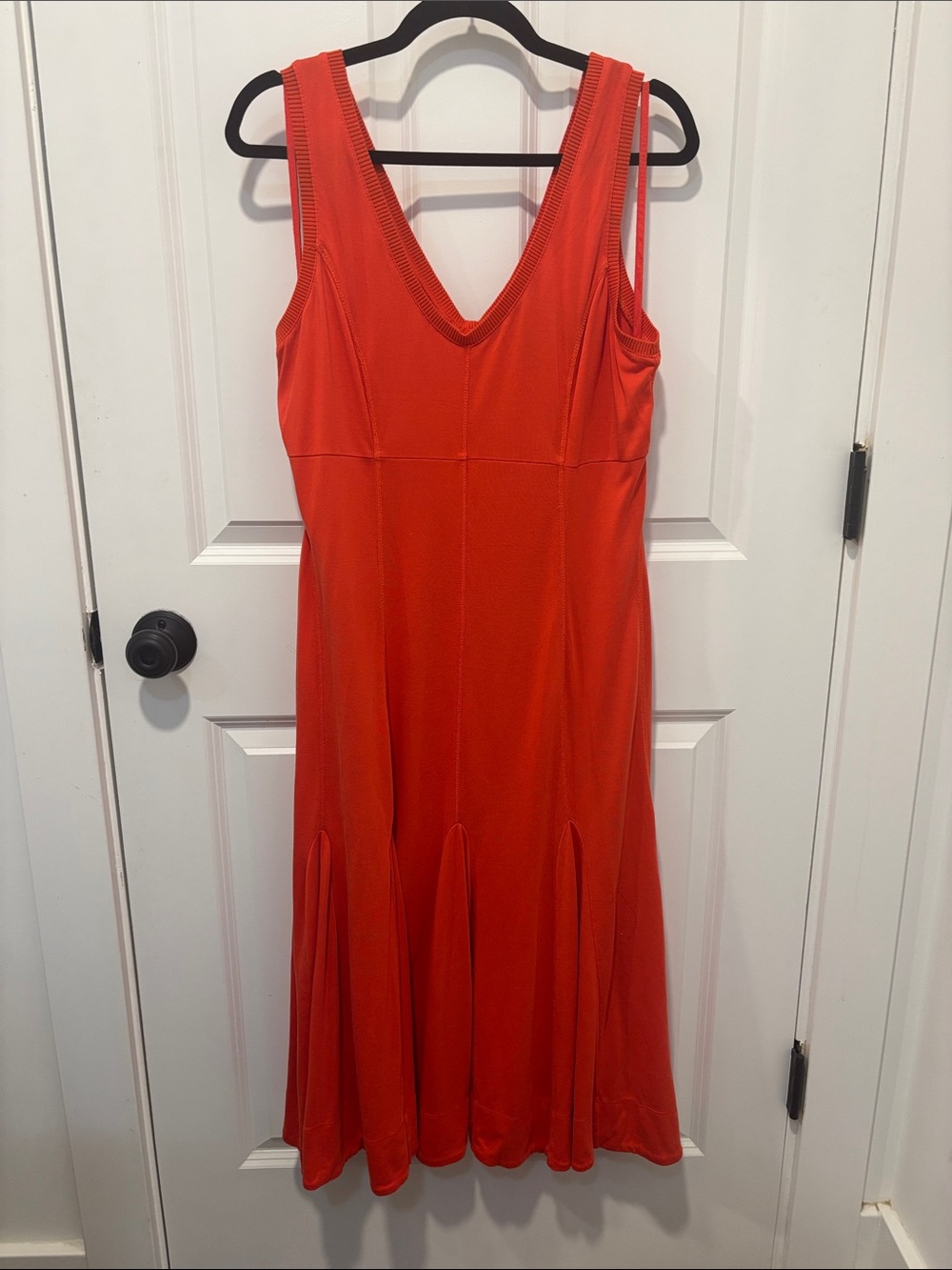 Maeve Anthropologie Abroad Dress Knit Midi Tank Dress XL Fit & Flare - Picture 4 of 7